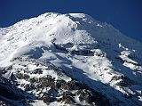 Ecuador Chimborazo 02-04 Estrella del Chimborazo Chimborazo Main Summit Close Up Until the beginning of the 19C it was thought that Chimborazo was the highest mountain on Earth. Chimborazo's summit was first climbed by Briton Edward Whymper and the brothers Louis and Jean-Antoine Carrel in 1880.